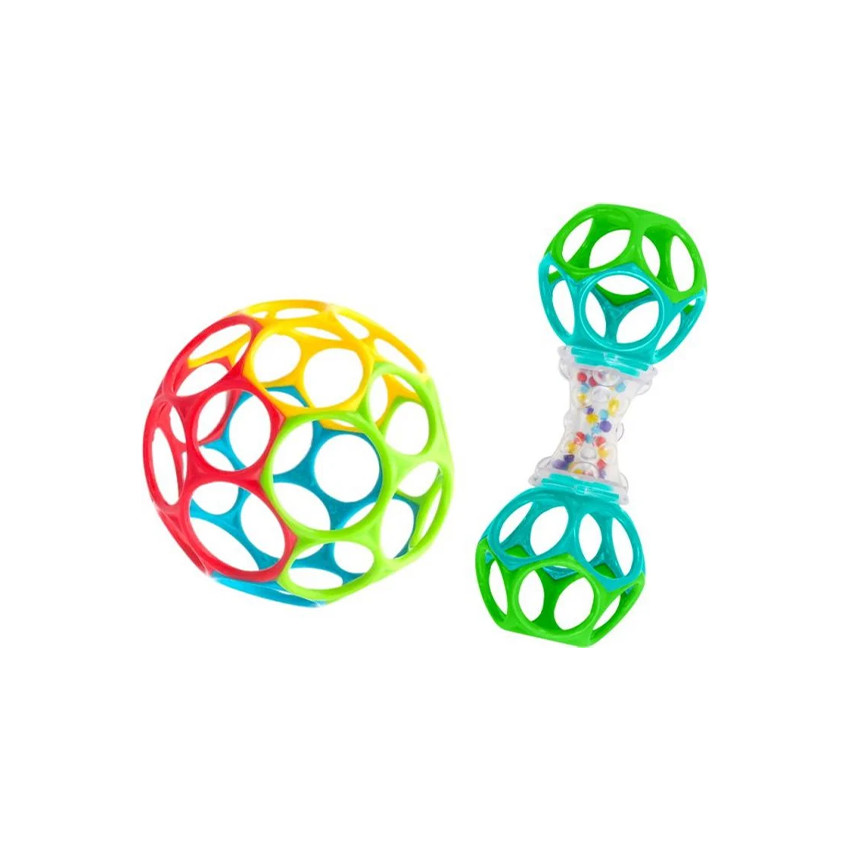 Set Oball Shaker balle souple + hochet