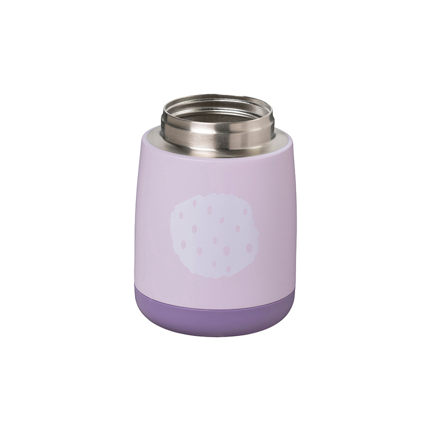 Lunchbox isotherme en inox violet Bear 120 ml 