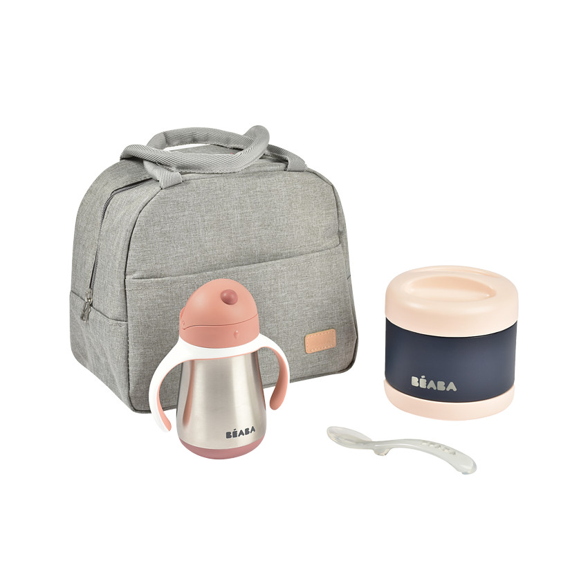 Set repas On the Go - Old Pink Main Set repas On the Go - Old Pink