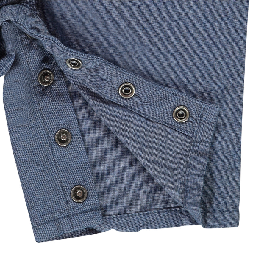 Salopette courte en coton pour bébé garçon 