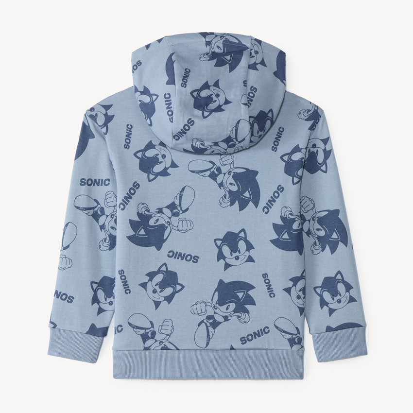 Sweat à capuche garçon Sonic 