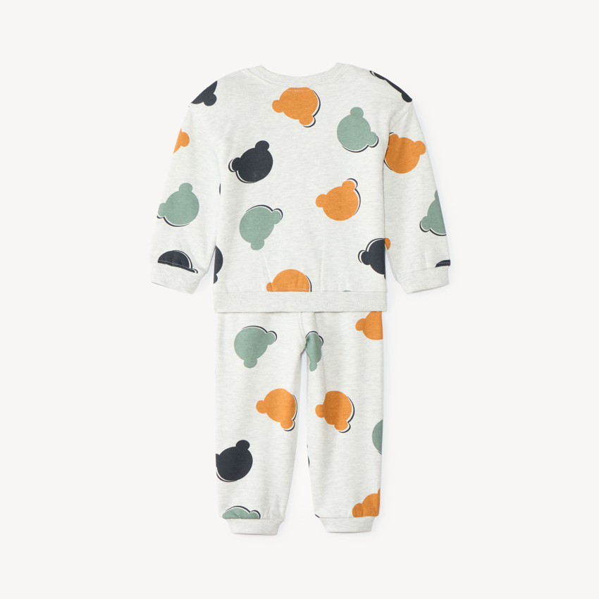 Ensemble de jogging bébé garçon imprimé ourson 