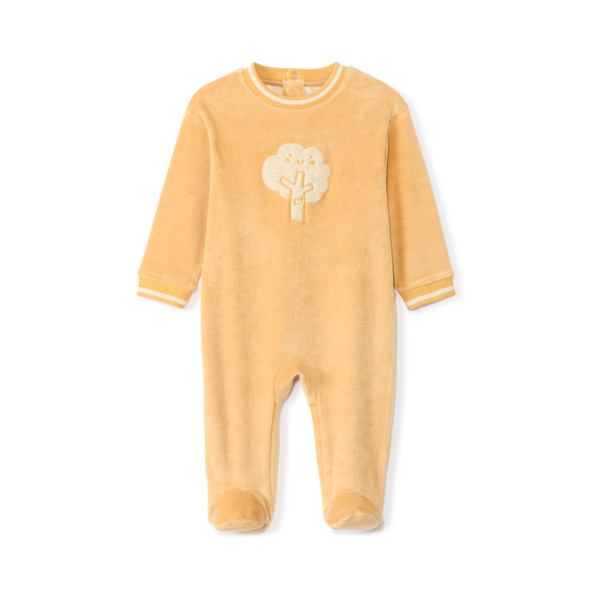 Dors-bien en velours patch bouclettes arbre pour bébé 