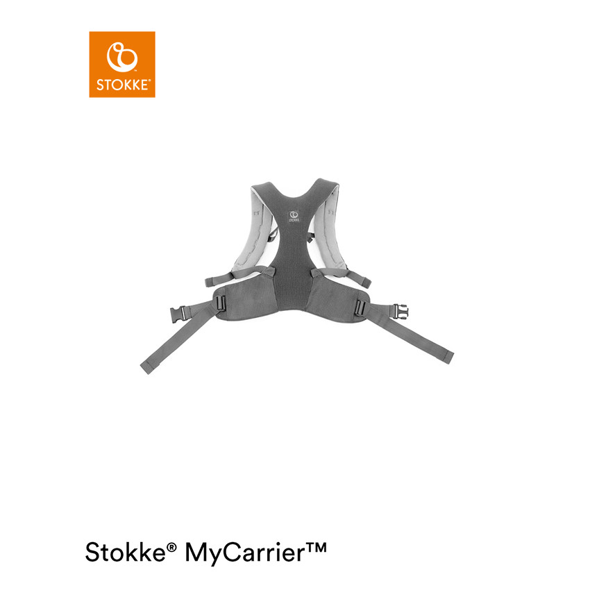 Porte-bébé dorsal et ventral MyCarrier – Gris foncé 