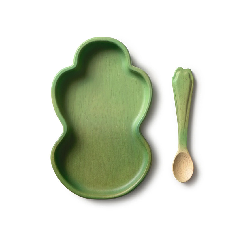 Coffret repas Assiette + Cuillère Kendall la Salade