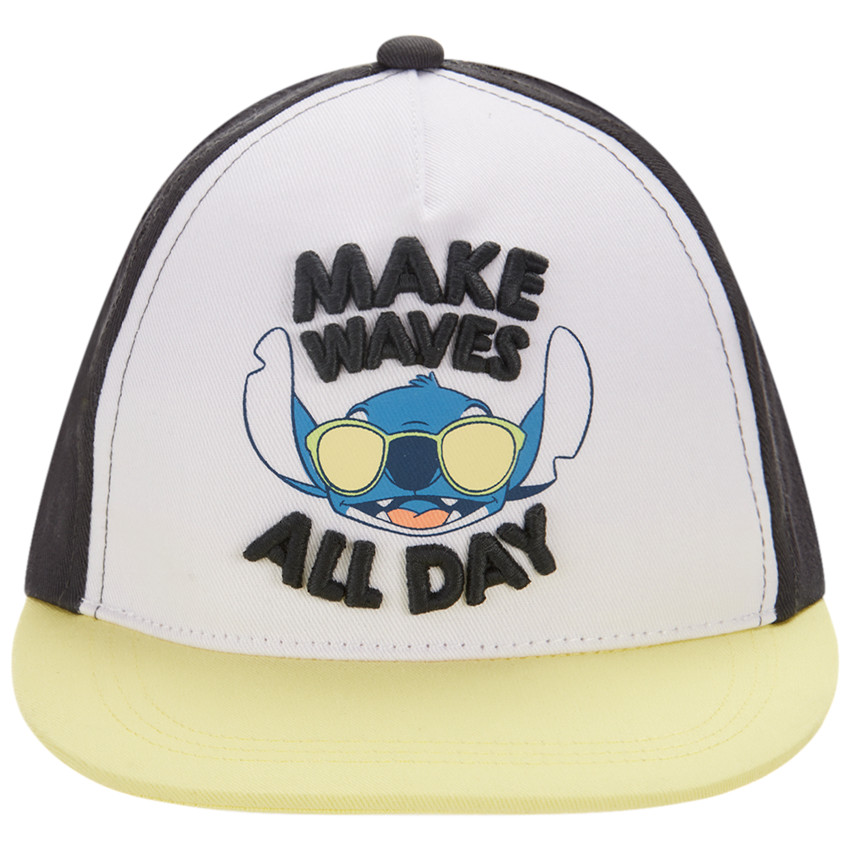 Casquette à broderie 3D et print Stitch Disney pour garçon 
