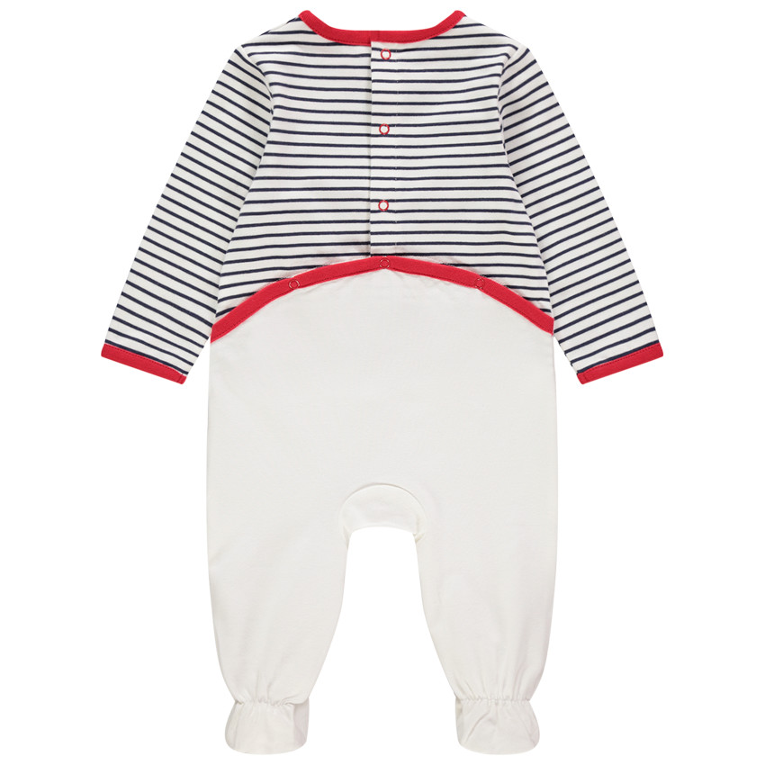 Dors-bien en jersey rayé motif Minnie Disney pour bébé fille 