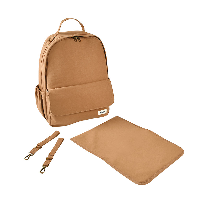 Sac à dos à langer Tokyo ocre 