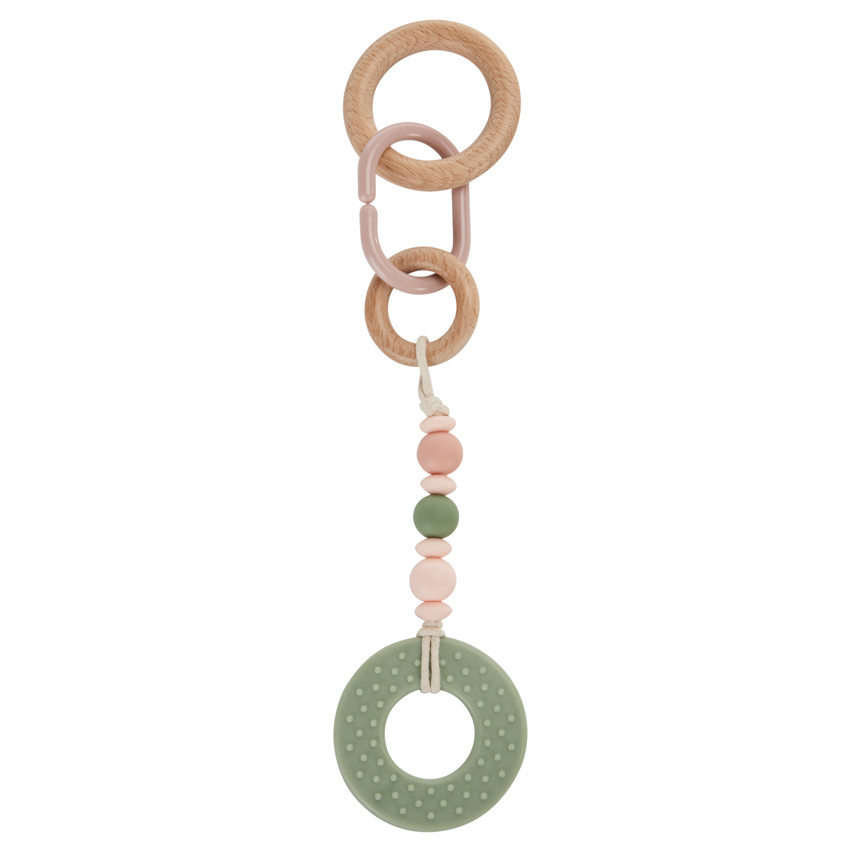 Set de 4 jouets pour arche Promenade Bucolique rose - Rose (Combelle) - Image 2