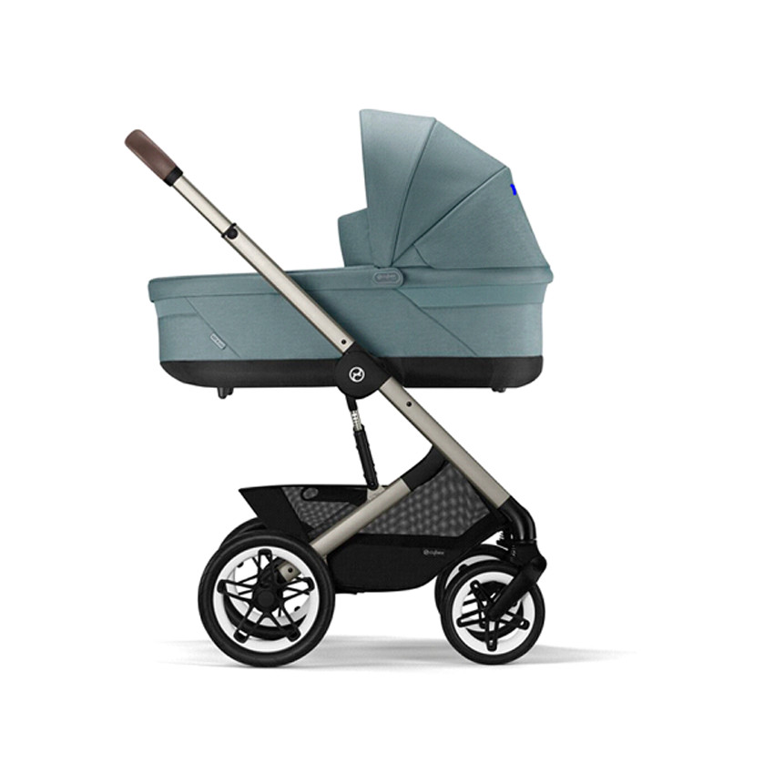Poussette Talos S Lux Châssis Taupe - Sky Blue 