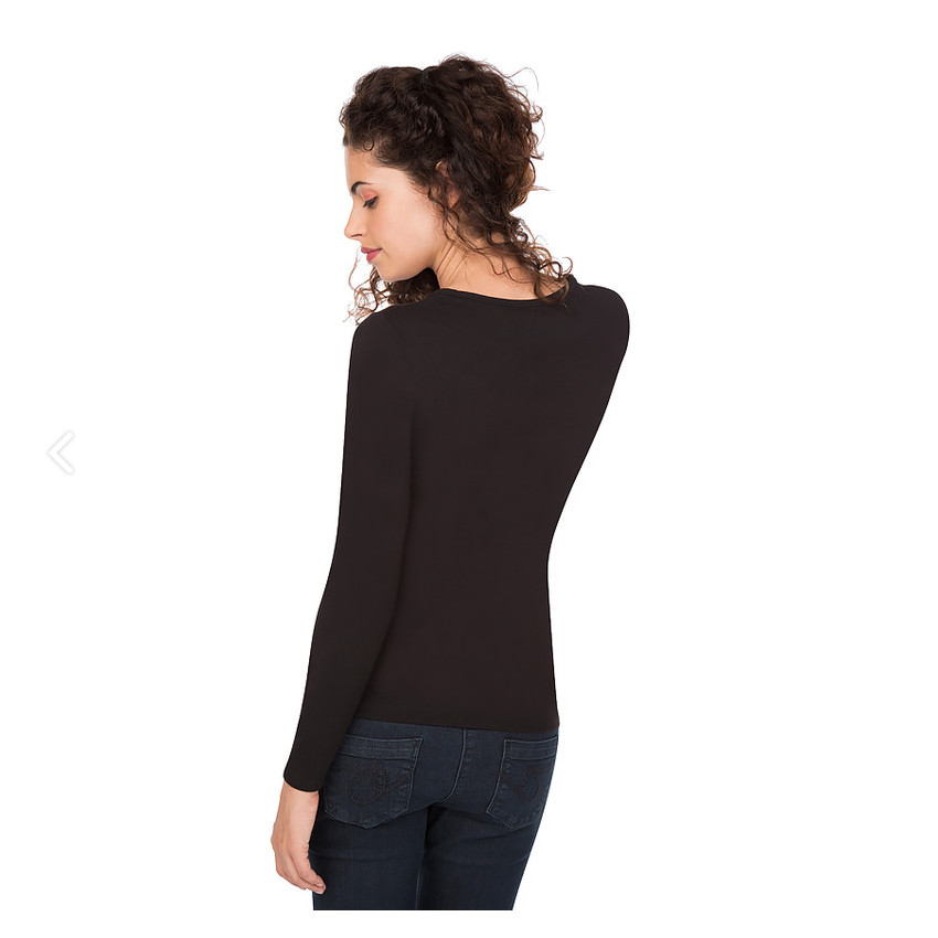 Lot de 2 tee-shirts manches longues de grossesse et d'allaitement unis 