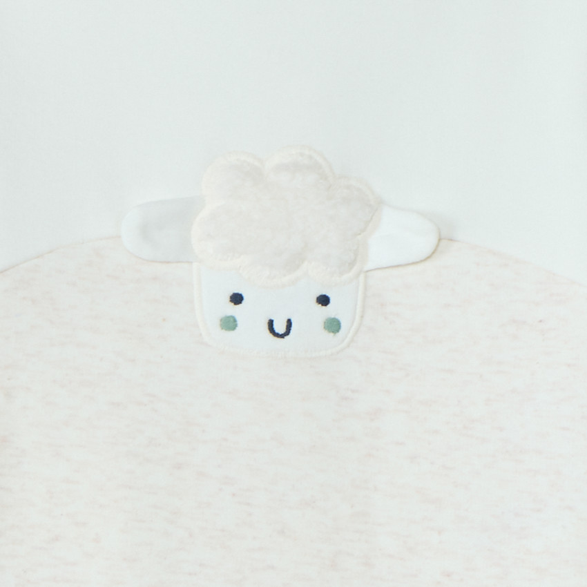 Dors-bien bicolore Mouton doublé sherpa pour bébé 