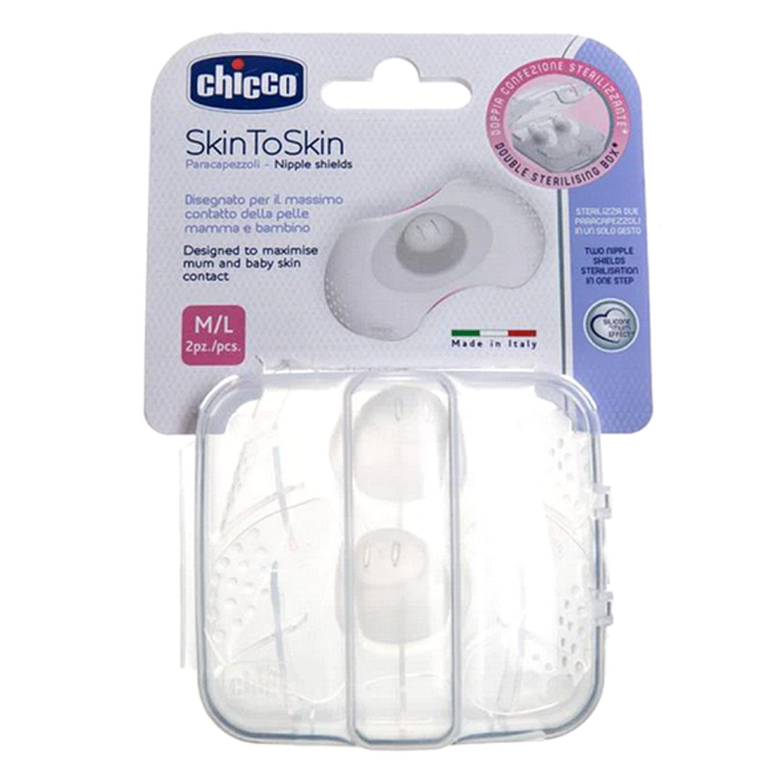 Protège Mamelon lot de 2 silicone - M/L 