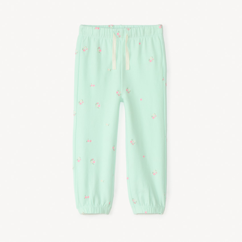 Pantalon de jogging en molleton broderie fantaisie pour bébé fille