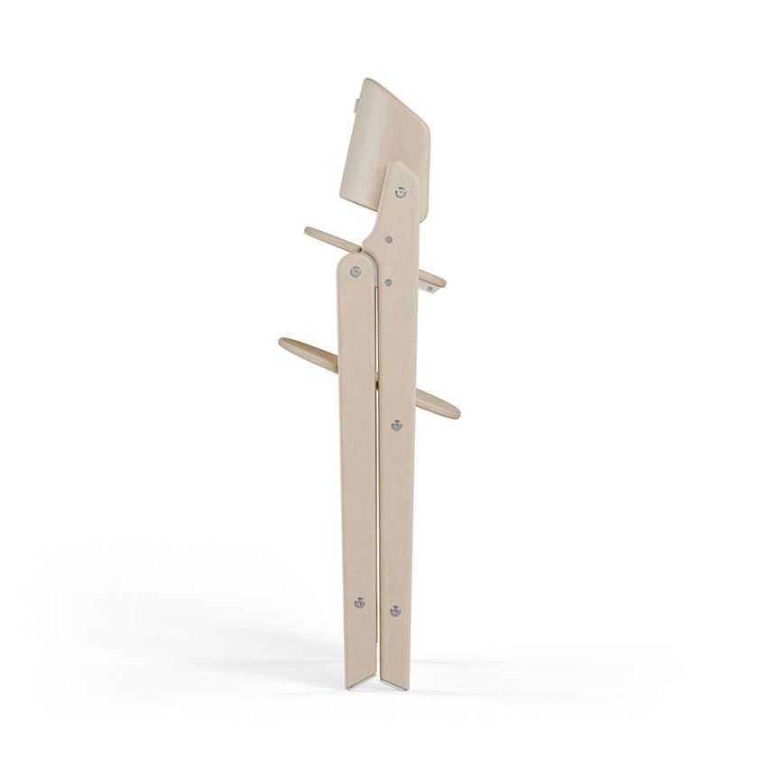 Chaise haute évolutive en bois Click & Fold all natural 