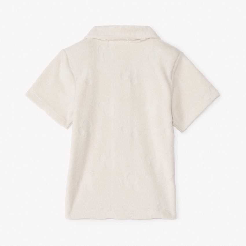 Polo manches courtes éponge Mickey Disney pour bébé garçon 