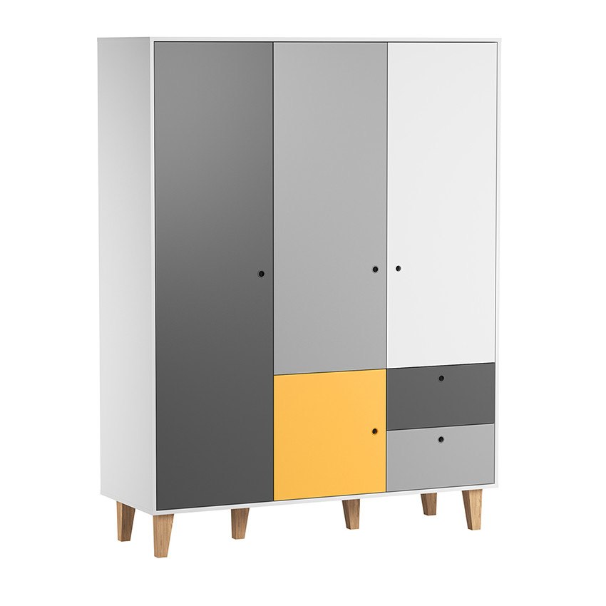 Armoire 3 portes Concept - Safran 