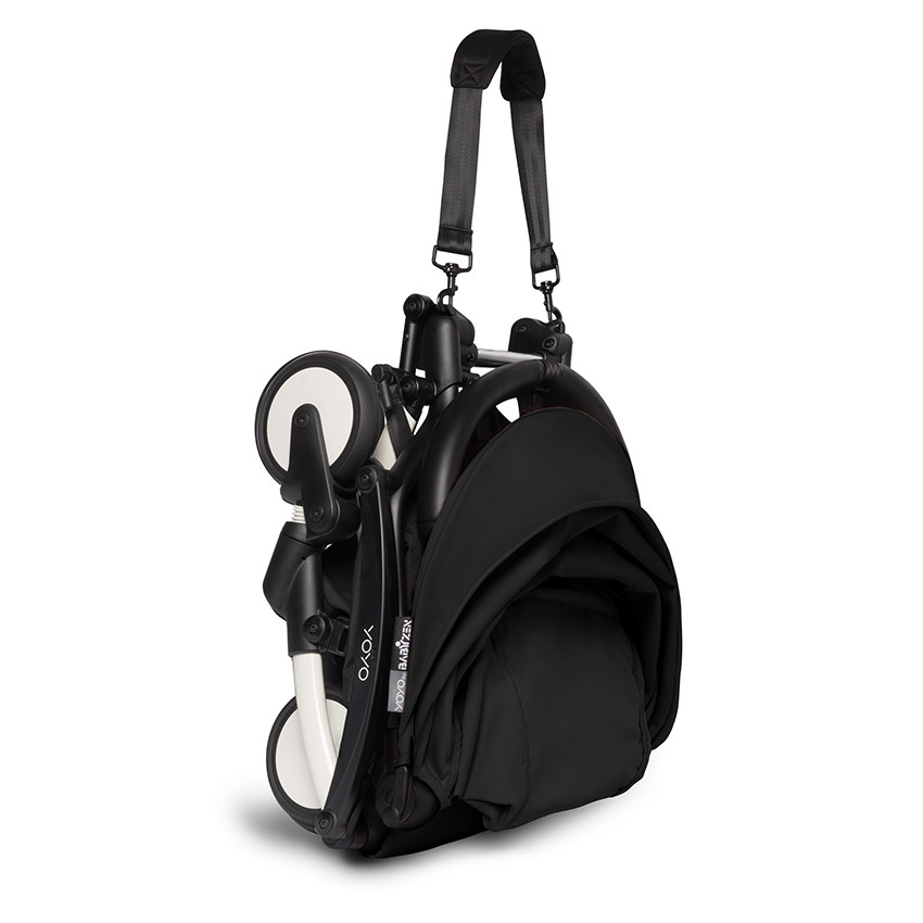 Poussette YOYO² 6+ châssis blanc - Noir 