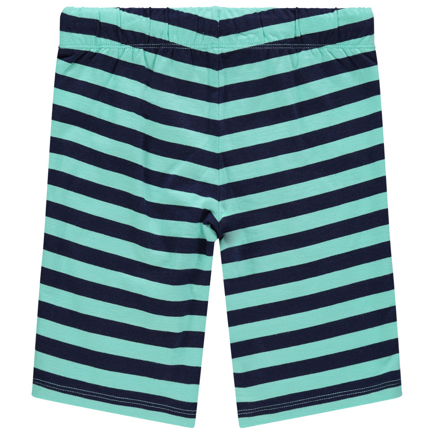 Ensemble avec débardeur esprit été et bermuda rayé 