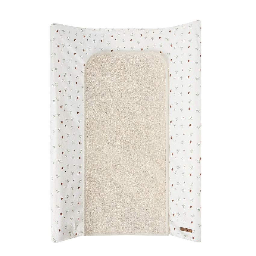 Housse de matelas à langer imprimé Roi des Forêts beige