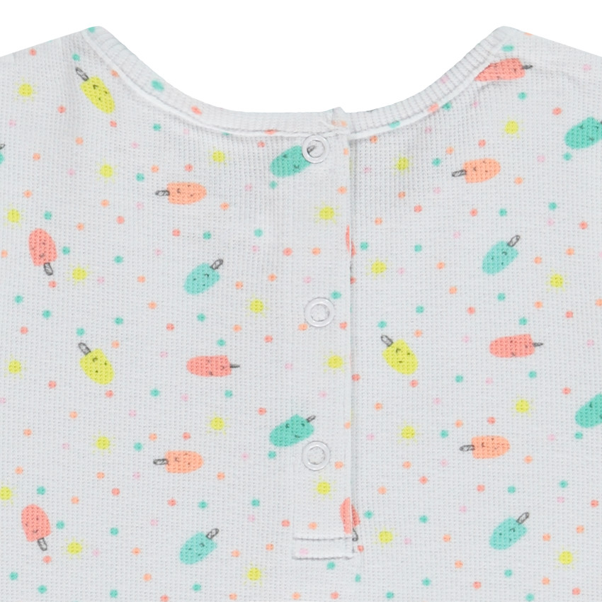 Set 2 pièces imprimé glaces pour bébé fille 
