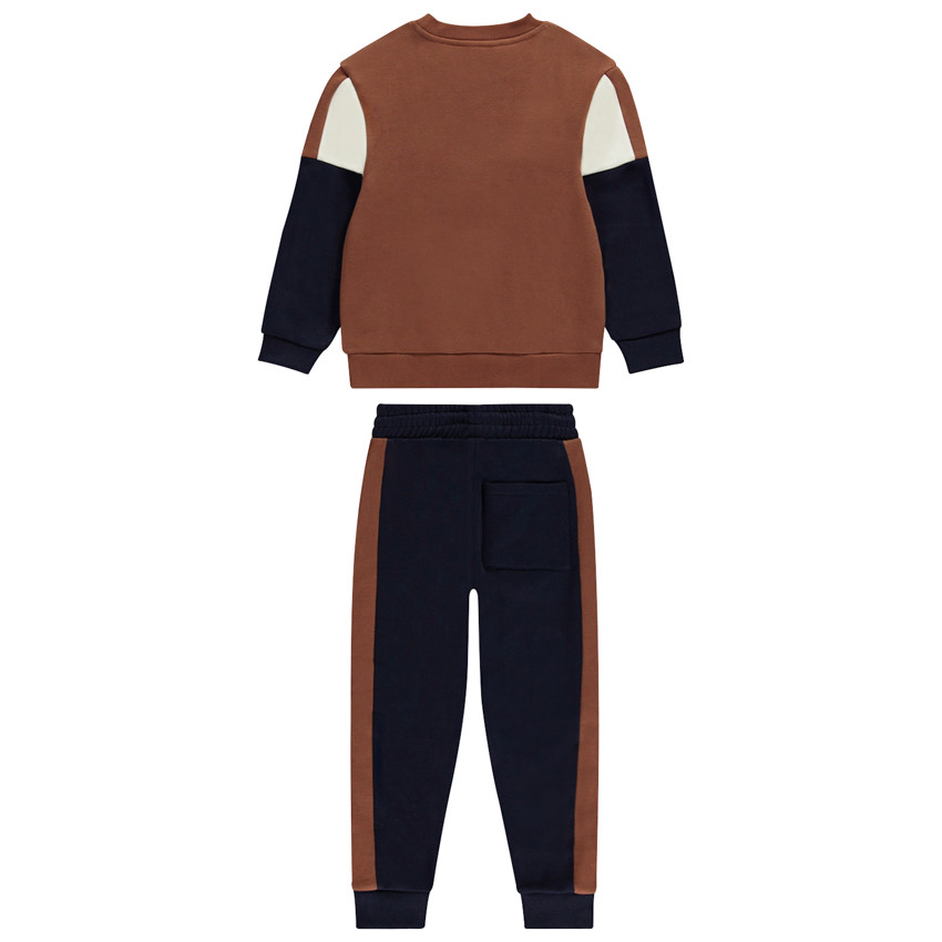 Ensemble jogging effet color block pour garçon 