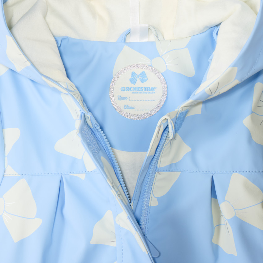 Parka gomme imprimé nœuds pour bébé fille 