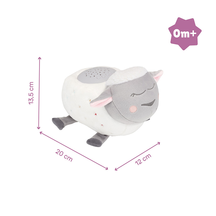 Veilleuse musicale peluche mouton 