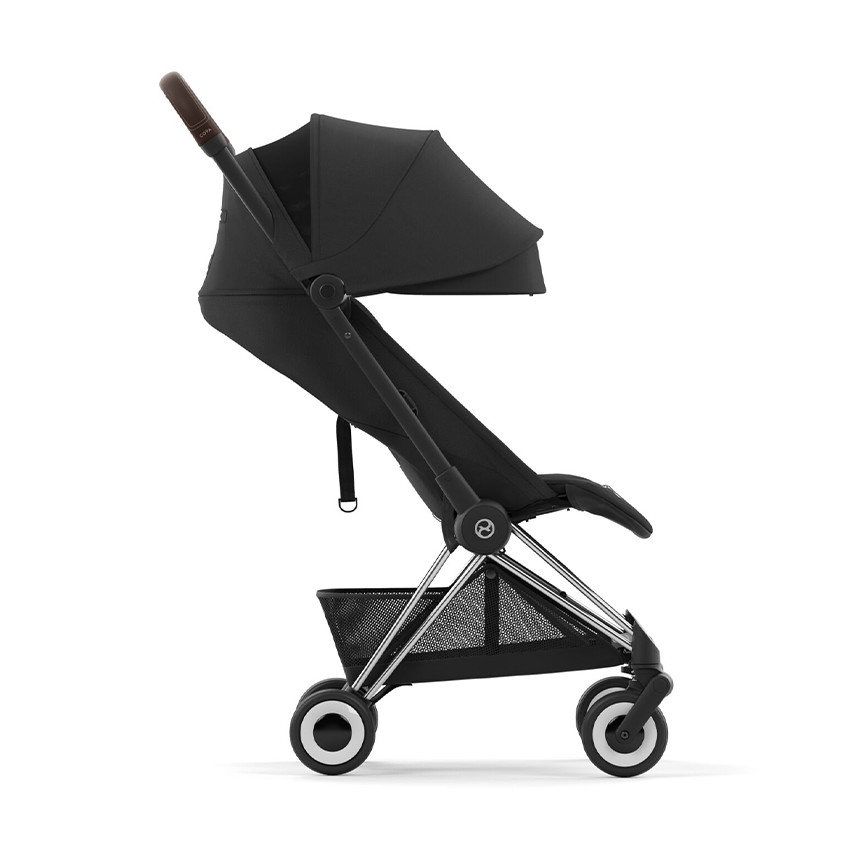 Poussette ultra-compacte Coya chrome/sepia black - Noir (Cybex) - Image 2