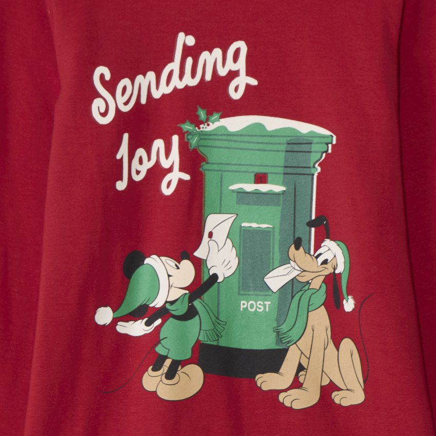 Sous-pull col roulé de Noël Mickey Disney pour garçon 