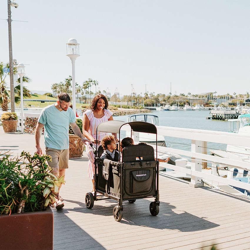 Chariot de transport pour enfants Elite Volcano Black  