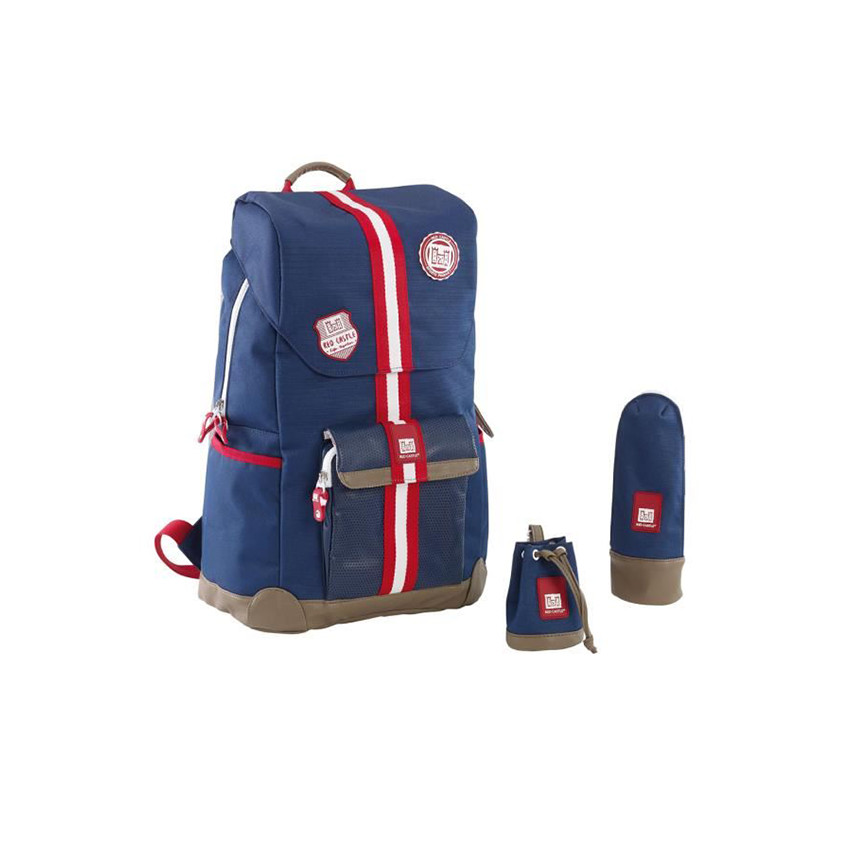 Sac a dos a langer city Bleu Red Castle
