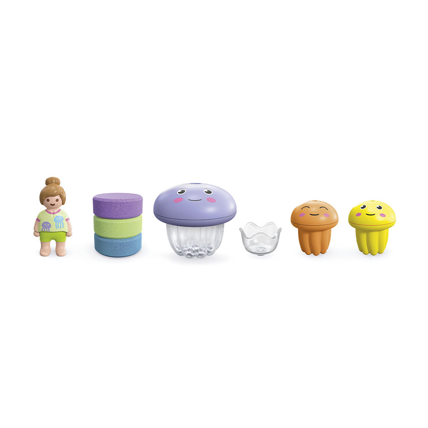 Set 9 pièces aquatique Tinti Famille de méduses 