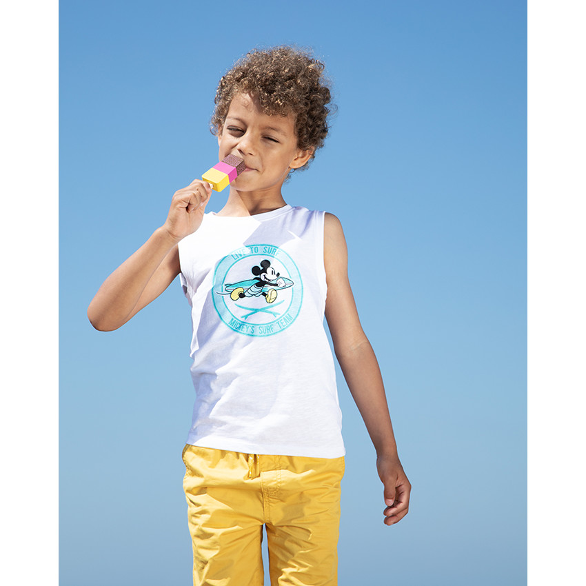 Débardeur en maille print Mickey Disney pour garçon 