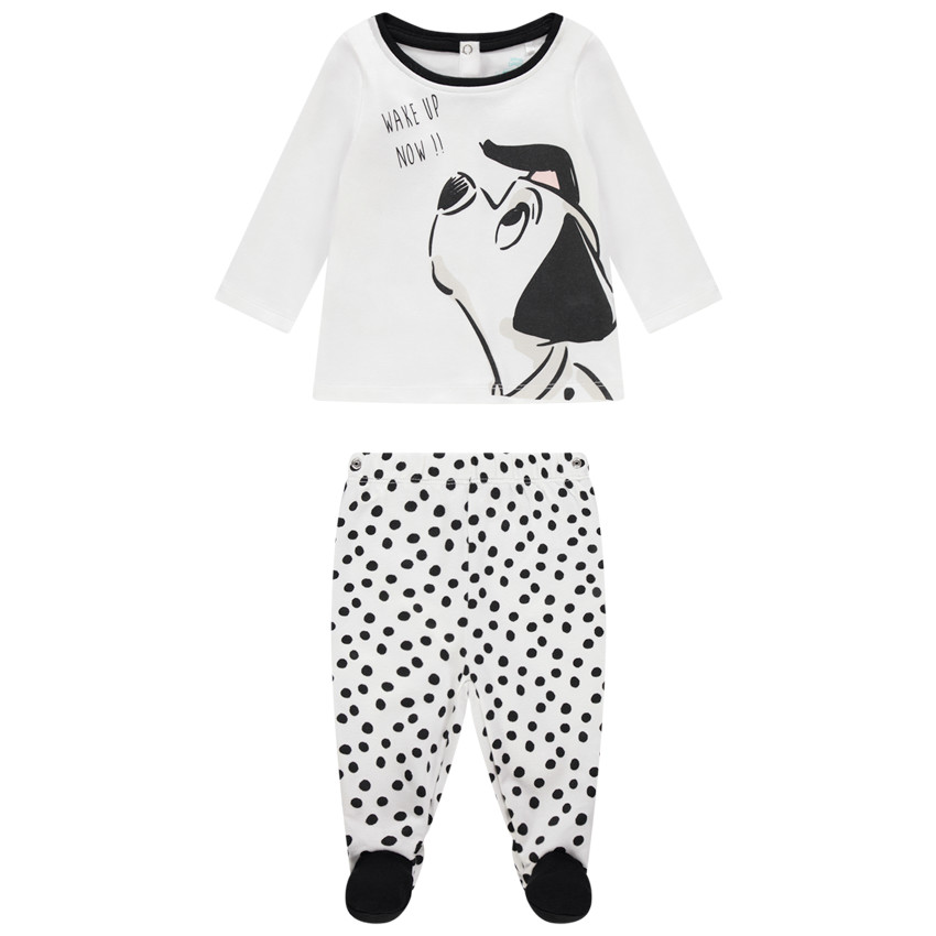 Pyjama 2 pièces en coton pour bébé garçon print 101 Dalmatiens Disney 