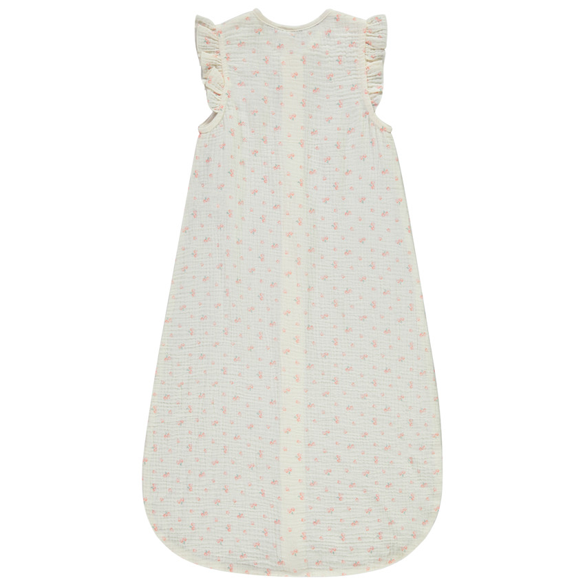 Gigoteuse en double gaze TOG 0.5 imprimé fleurs pour bébé fille 