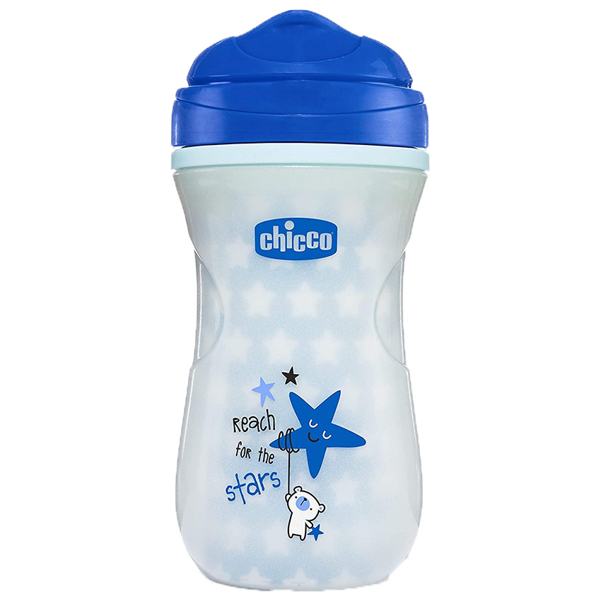 Tasse phosphorescente 14 mois + - Bleu 