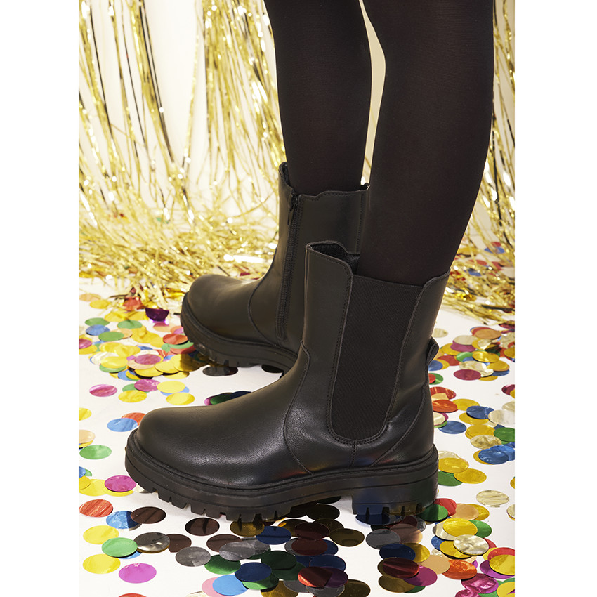 Bottines discount semelle chunky