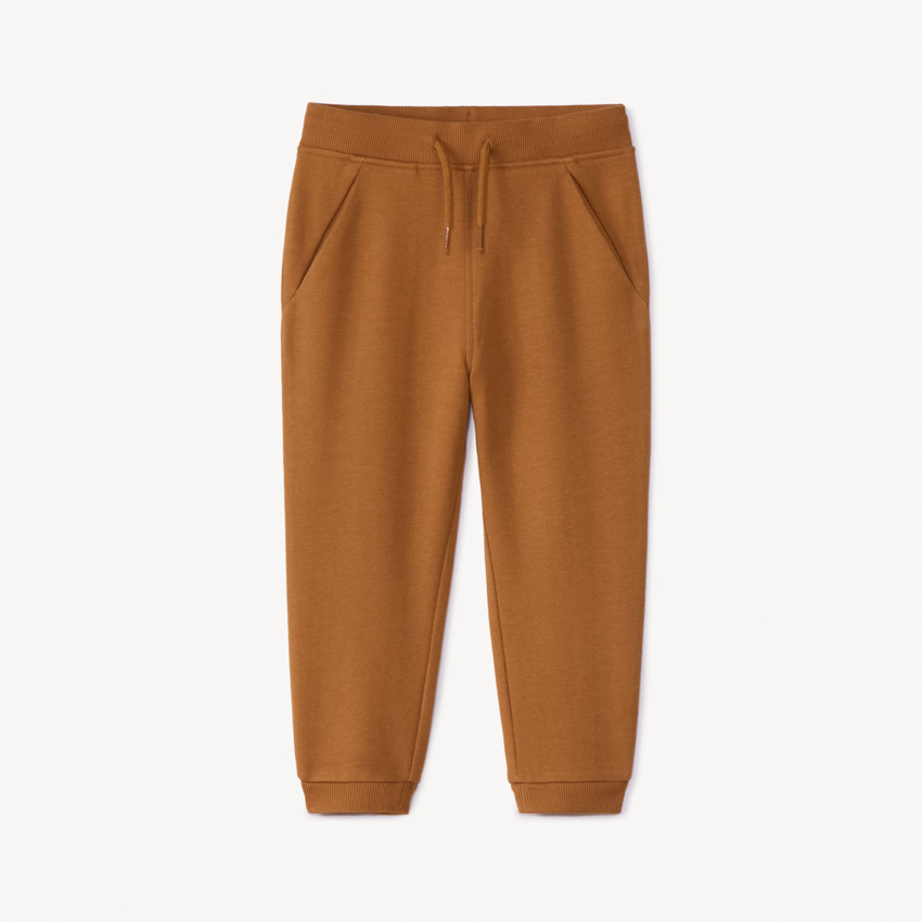 Pantalon de jogging uni en molleton pour bébé garçon