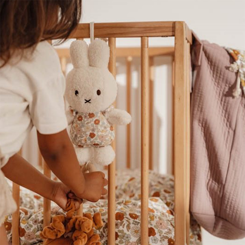 Peluche musicale lapin Miffy Vintage Flowers 