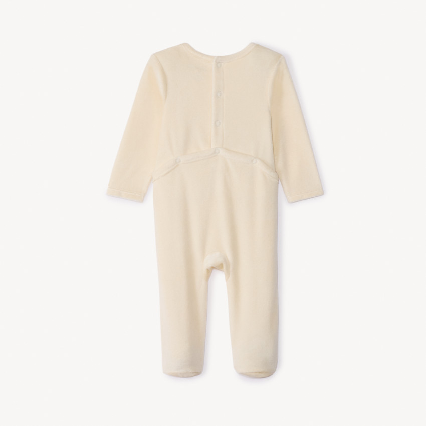 Dors-bien en velours printé pour bébé garçon 