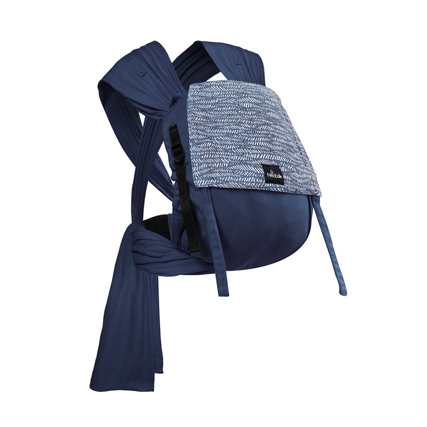 Porte-bébé type mei tai P'tit Evo indigo 