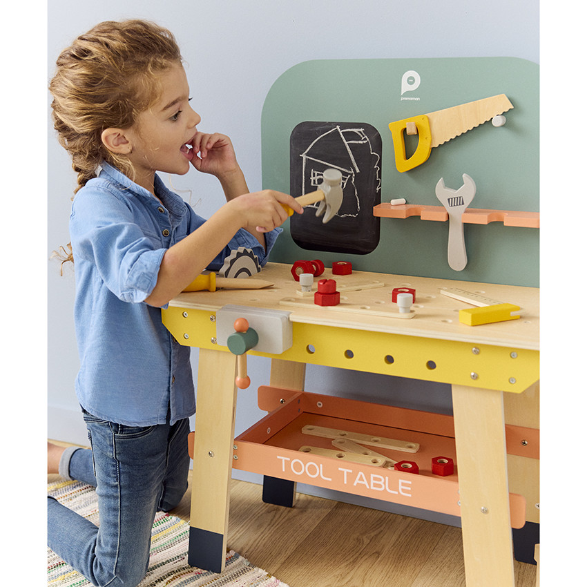 Établi de bricolage en bois  