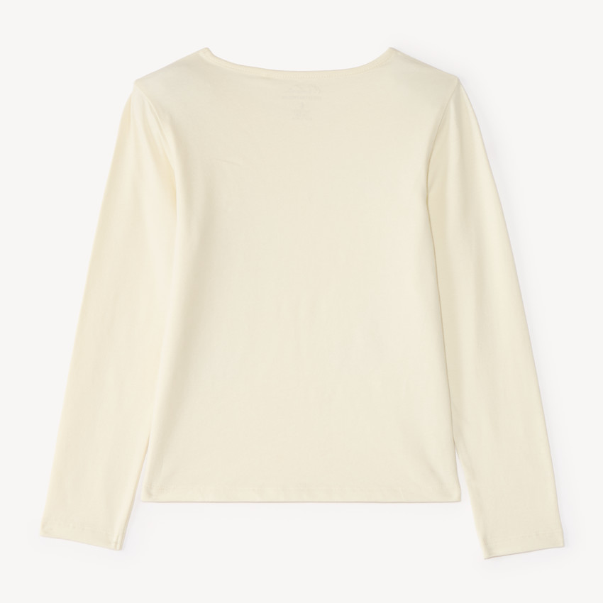 T shirt manches longues nœuds fille 