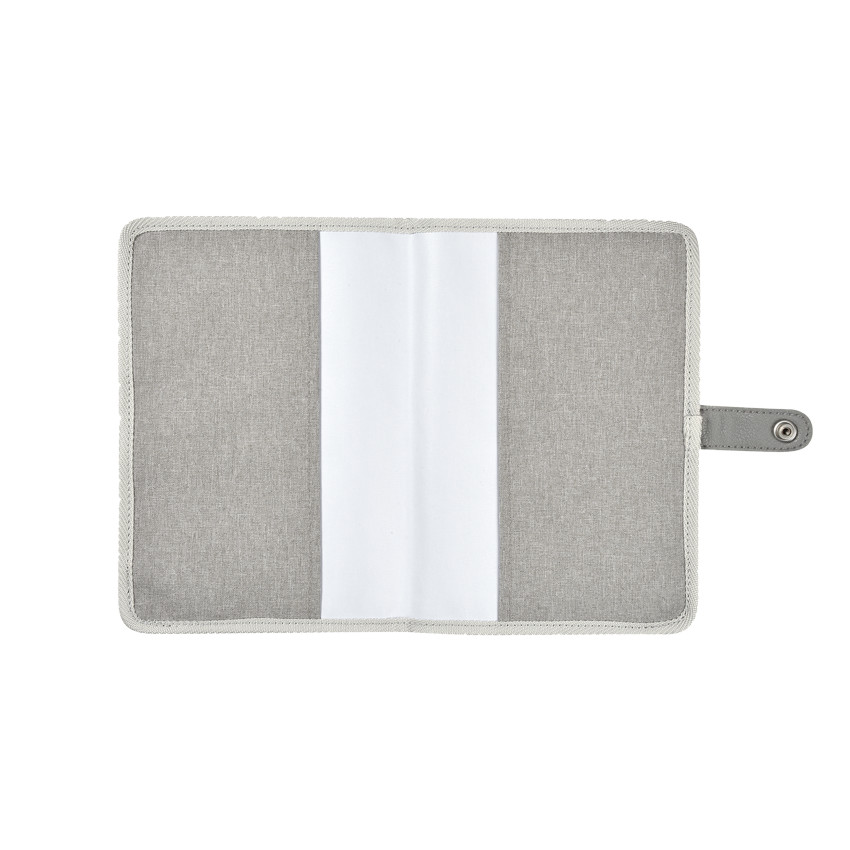 Protège carnet de santé - Gris chiné 