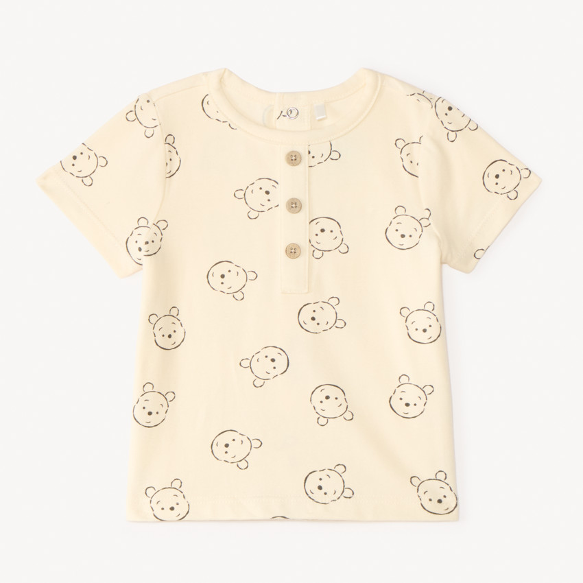 Ensemble 2 pièces salopette + t-shirt Winnie l’Ourson Disney pour bébé garçon 