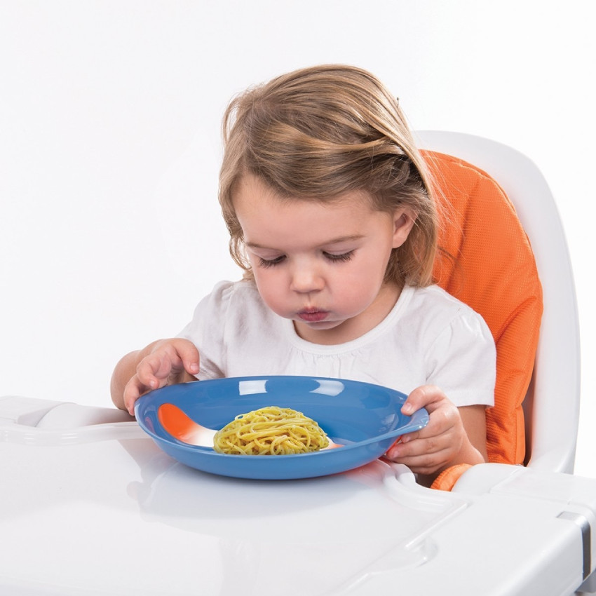 Lot de 2 assiettes thermosensibles White Hot – Vert/jaune 