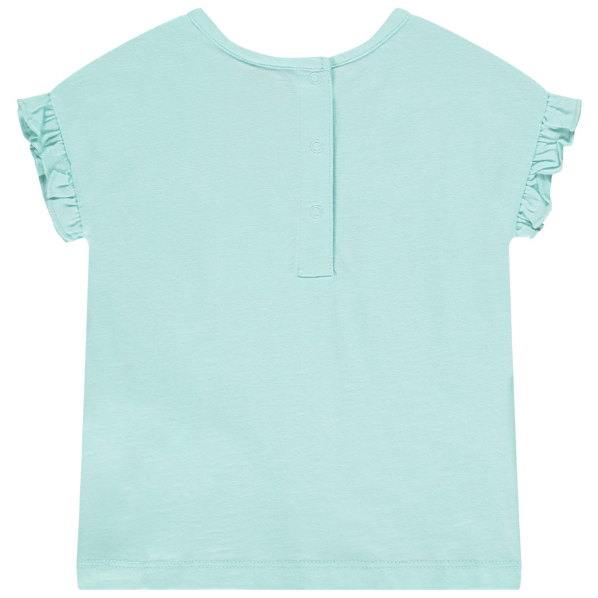 T-shirt manches courtes volantées pour bébé fille 