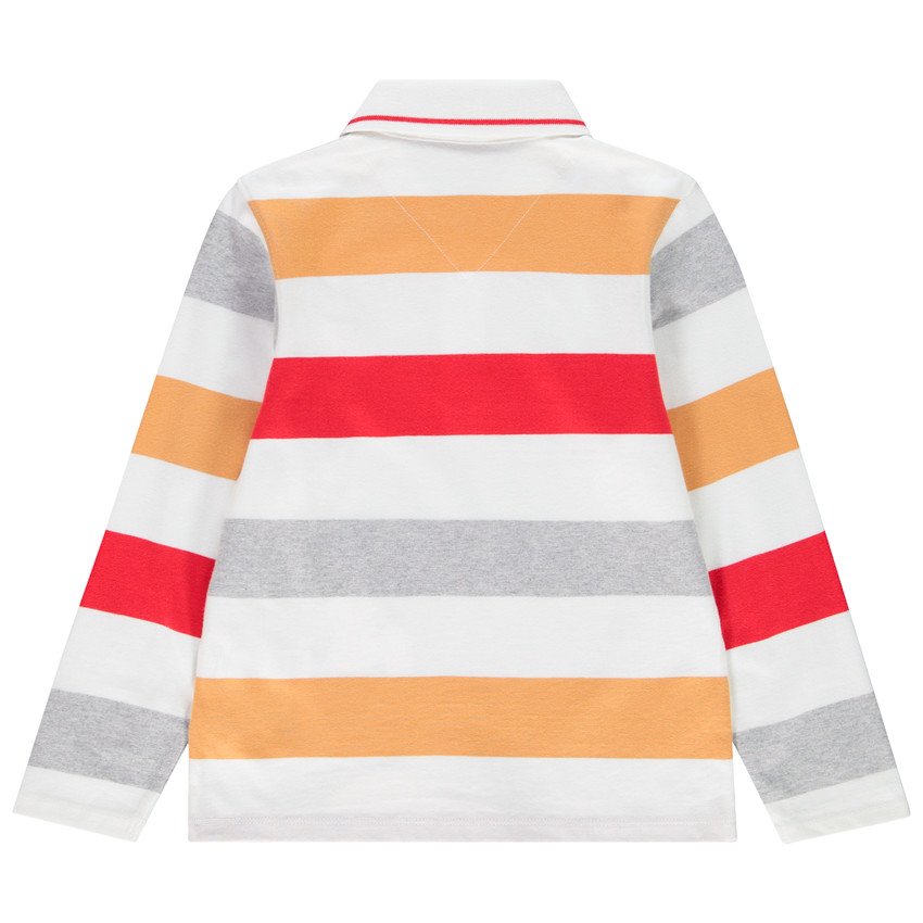 Polo manches longues à rayures et print Mickey Disney pour enfant garçon 