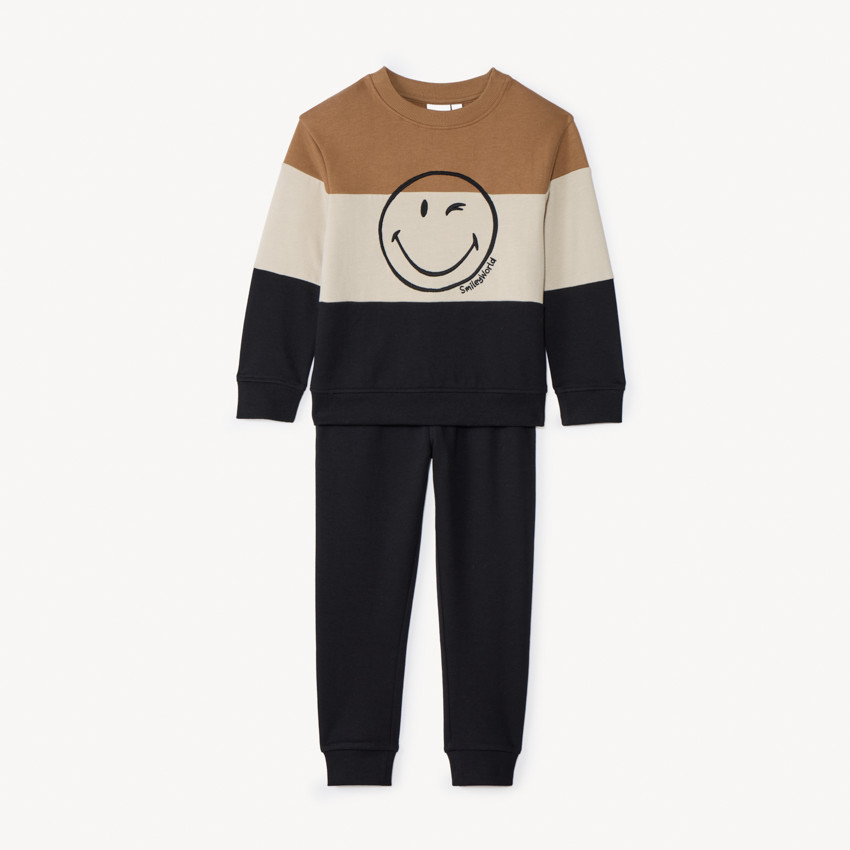 Ensemble jogging molleton SmileyWorld pour garçon